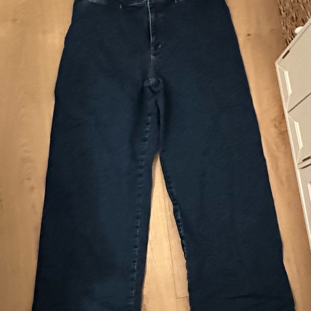 Madewell Indigo Wide-Leg Jeans